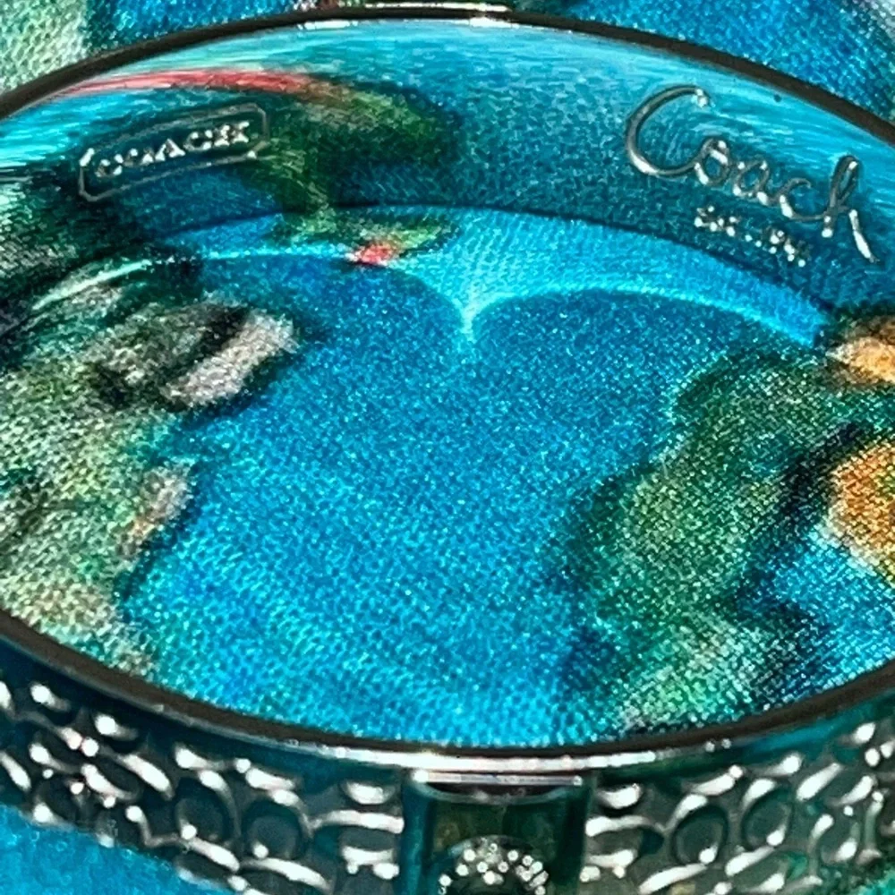 Coach Silver tone Bangle, Small - Picture 5 of 8